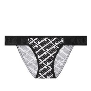 New Victoria’s Secret PINK Logo Bikini Panties - Small